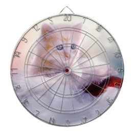 Weihnachten Kitten Dartscheibe