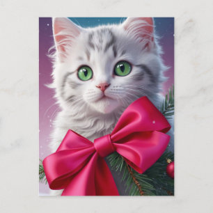 Weihnachten Kitten Postkarte