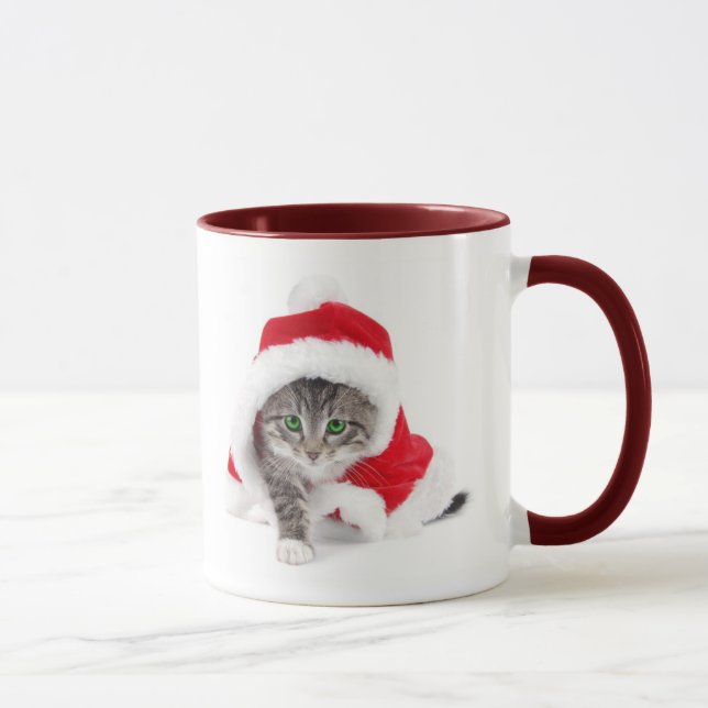 Weihnachten Kitten Tasse (Rechts)