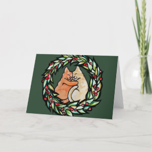 Weihnachten Kitty Cats Karte