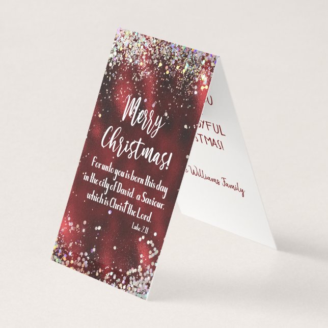 Weihnachten KJV Scripting Joyful Christmas Christl (Vorderseite)