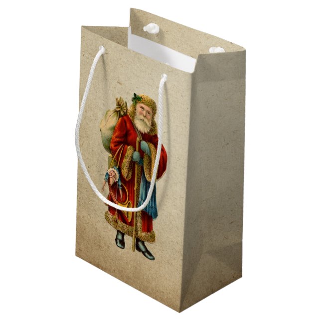 Weihnachten Kleine Geschenktüte (Rückseite Schrägansicht)