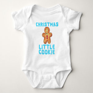 WEIHNACHTEN KLEINER KEKSE Baby Jungen Jersey Bodys Strampler