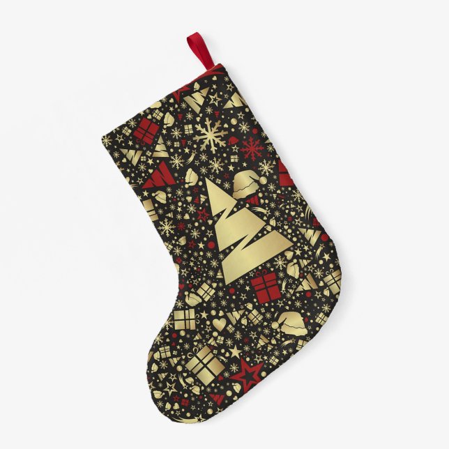 Weihnachten Kleiner Weihnachtsstrumpf (Rückseite (Hängend))