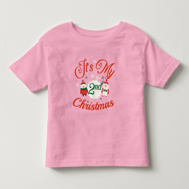 Weihnachten Kleinkind T-shirt (Vorderseite)