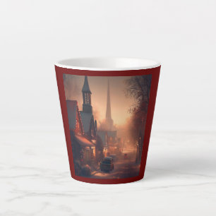 Weihnachten Kleinstadt 4 Milchtasse