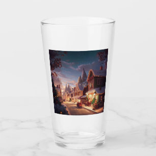 Weihnachten Kleinstadt 5 Glas