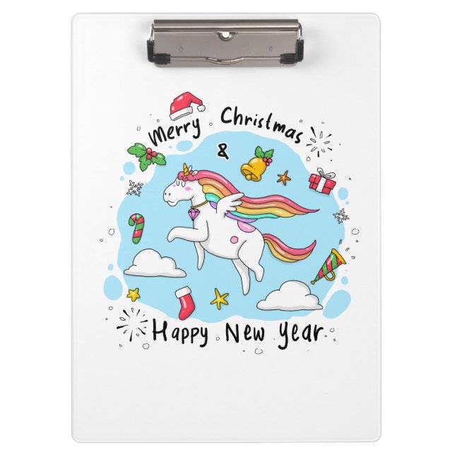 Weihnachten Klemmbrett (Vorderseite)