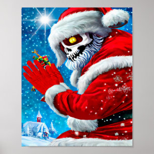 Weihnachten - Klettergarten Monster Poster