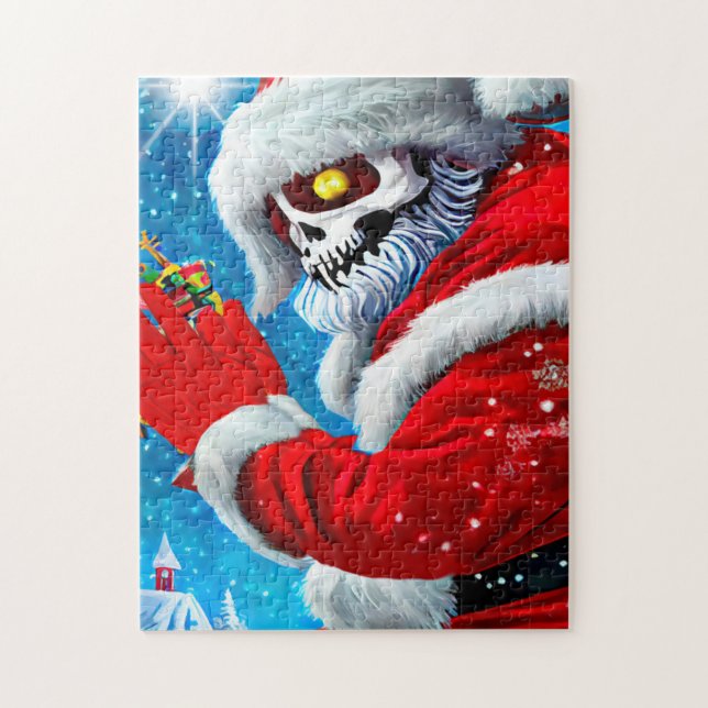 Weihnachten - Klettergarten Monster Puzzle (Vertikal)