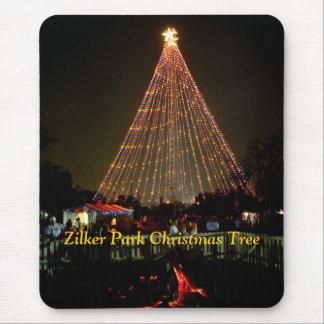 Weihnachten-Klotz, Zilker Park-Weihnachtsbaum Mousepad