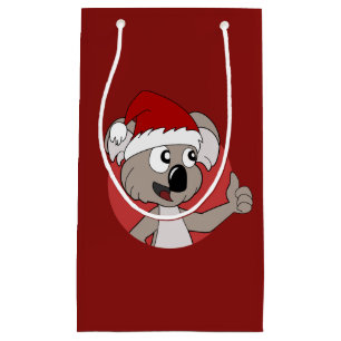 Weihnachten koala Cartoon kleine Geschenktasche Geschenktüte