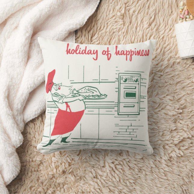 Weihnachten, Koch des Weihnachtsmannes und Türkei Kissen (Decke)