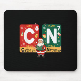 Weihnachten Kohlenstoff Stickstoff 67 Lustige Wiss Mousepad
