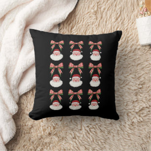 Weihnachten Kokette Schleife Santa Vintage Xmas Re Kissen