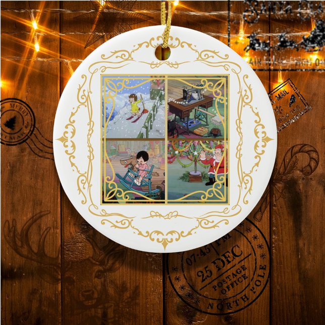 Weihnachten kommt aber einmal im Jahr Verzierung # Keramik Ornament (Von Creator hochgeladen)