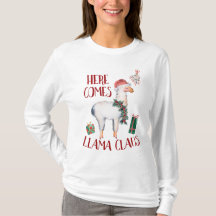 Weihnachten kommt hier Llama Claus