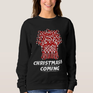 Weihnachten Kommt Zuckerrohr-Thron Sweatshirt