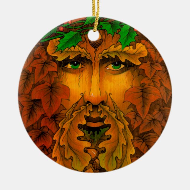 Weihnachten-König Keramik Ornament (Vorne)