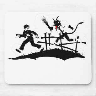 weihnachten krampus mousepad