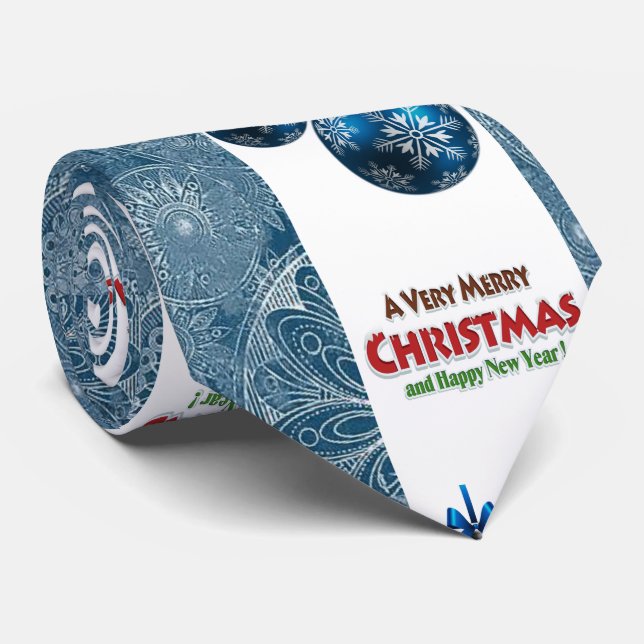 Weihnachten Krawatte, frohe Weihnachten Krawatte (Gerollt)