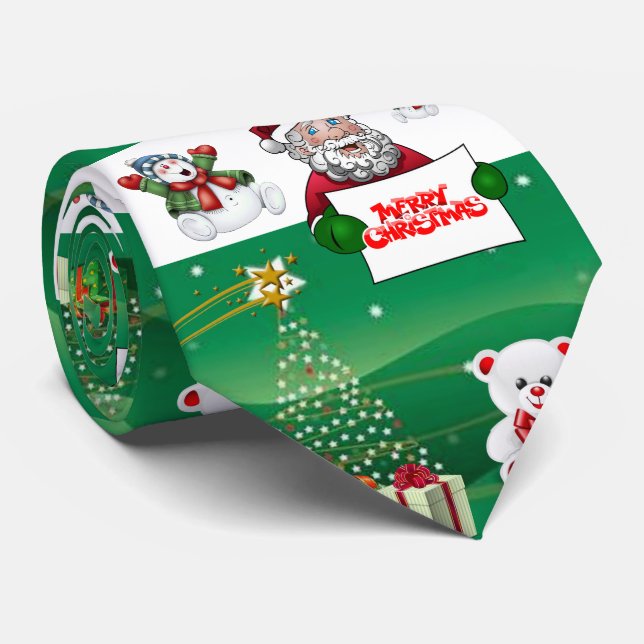 Weihnachten Krawatte, frohe Weihnachten Krawatte (Gerollt)