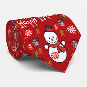 Weihnachten Krawatte, glückliche Ferien Krawatte