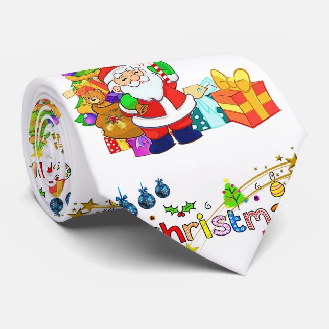 Weihnachten-Krawatte Krawatte (Gerollt)