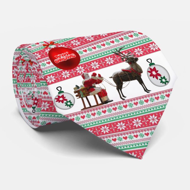 Weihnachten-Krawatte Krawatte (Gerollt)