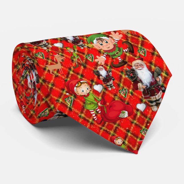 Weihnachten-Krawatte Krawatte (Gerollt)