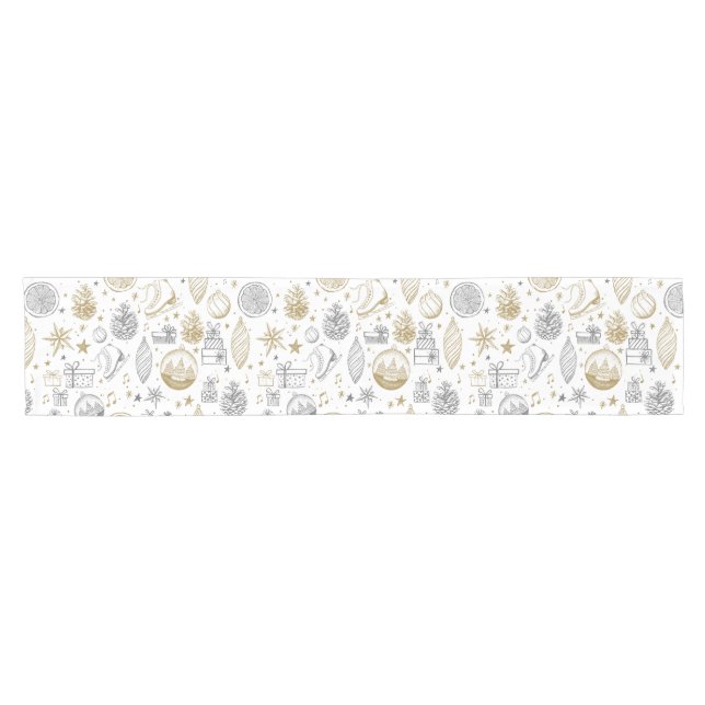 Weihnachten Kurzer Tischläufer (Horizontal)