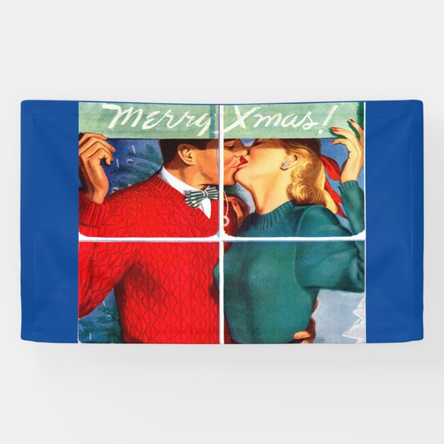 Weihnachten küssen banner (Horizontal)