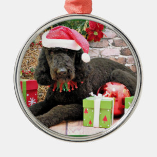 Weihnachten - LabraDoodle - Miller Silbernes Ornament