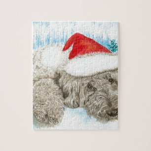 Weihnachten Labradoodle Puzzle