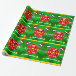 Weihnachten, LACROSSE Wrapping Paper, PERSONALISIE Geschenkpapier
