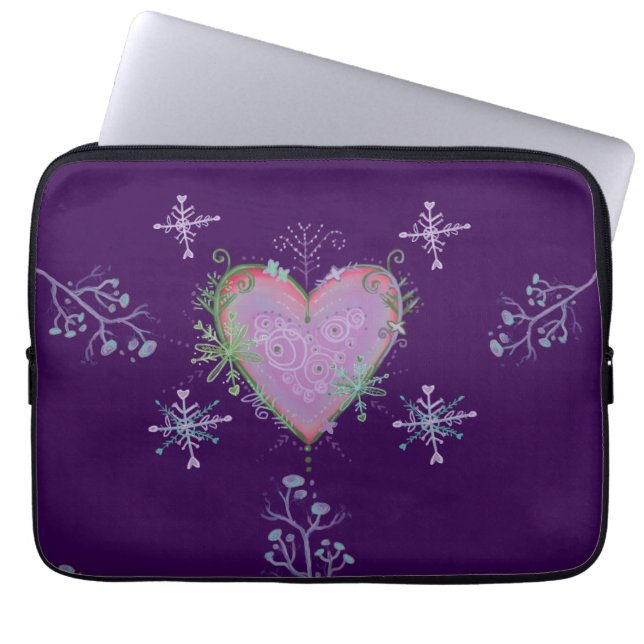 Weihnachten Laptopschutzhülle (Vorderseite)