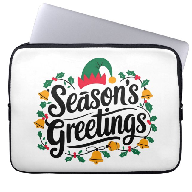 Weihnachten Laptopschutzhülle (Vorderseite)