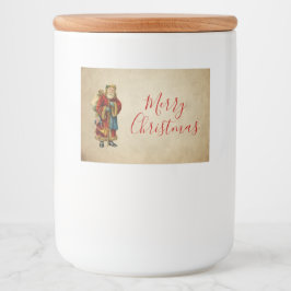 Weihnachten Lebensmitteletikett