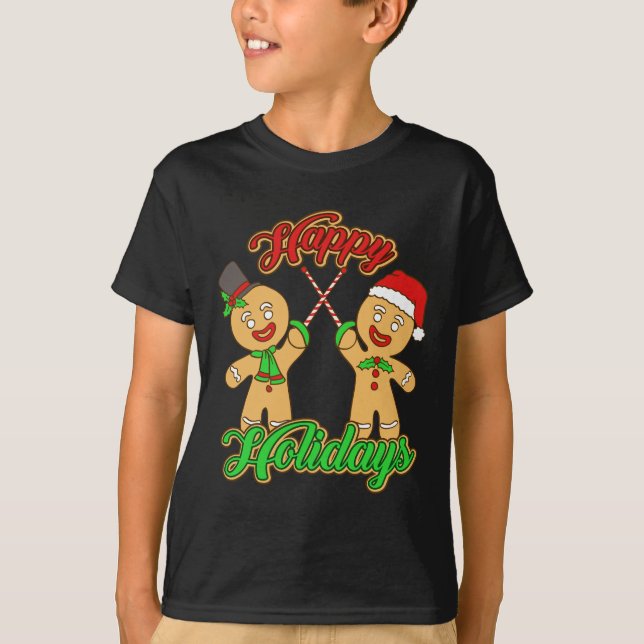 Weihnachten Lebkuchen Weihnachten Weihnachten Weih T-Shirt (Vorderseite)