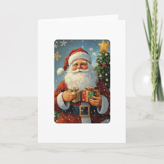 Weihnachten leer karte (Vorderseite)