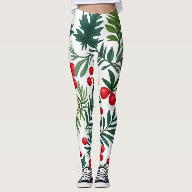Weihnachten Leggings (Vorderseite)