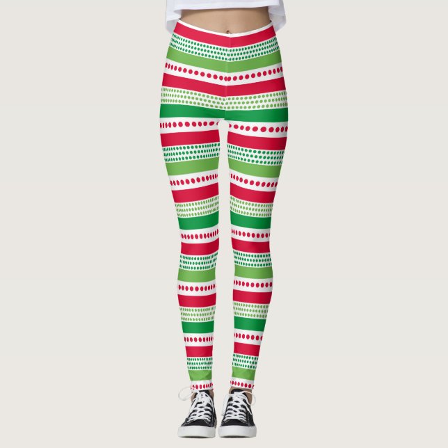 Weihnachten Leggings (Vorderseite)