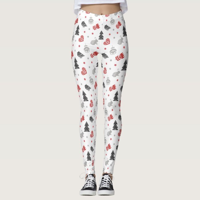 Weihnachten Leggings (Vorderseite)
