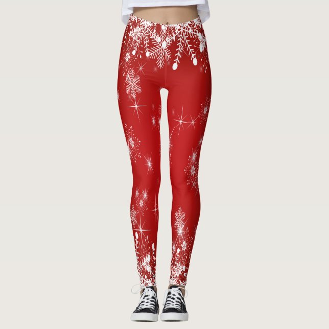 Weihnachten Leggings (Vorderseite)