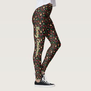 Weihnachten Leggings Baumschmuck Custom Pants