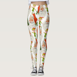 Weihnachten Leggings, Elf Leggings