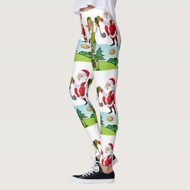 Weihnachten Leggings, Elf Leggings (Links)