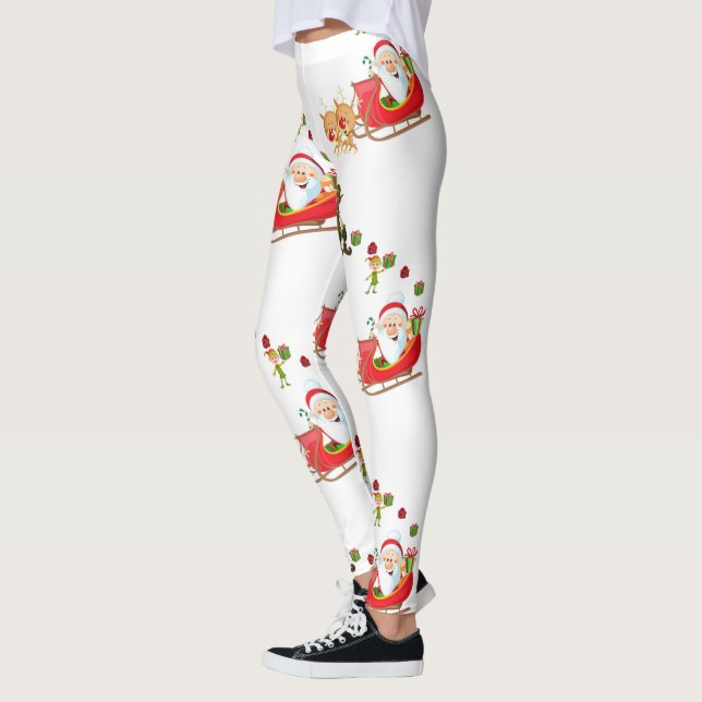 Weihnachten Leggings, Elf Leggings (Links)