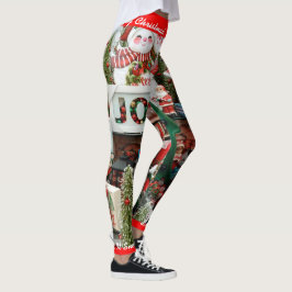 Weihnachten Leggings personalisieren Let It Snow!