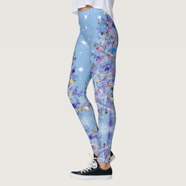 Weihnachten Leggings Schöner Weihnachtsbaum (Links)
